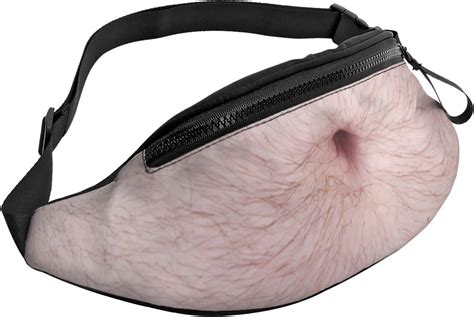 fake belly waist bag|Funny Gag White Elephant Gift Belly Pack, Christmas Gag Exchange, Fake .